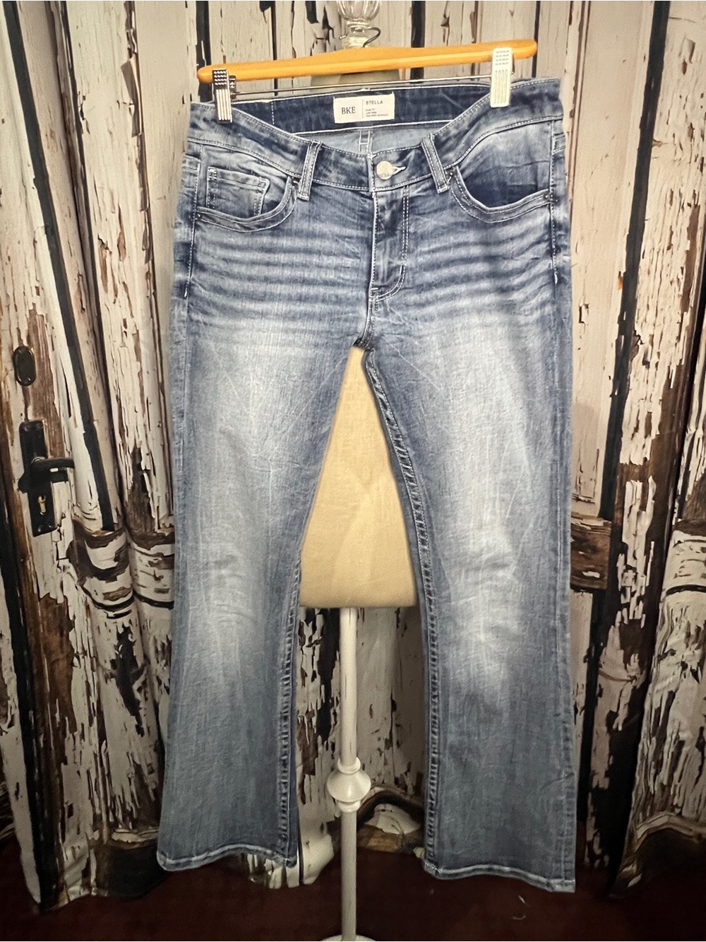 Y2K LOW RISE TAILORED BOOT CUT BKE JEANS